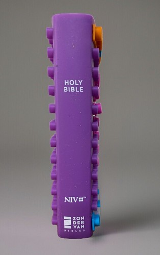 FLEXI Bible-NIV-Zondervan-Girls Glow In The Dark- 120 Moveable Pieces-FREE SHIP - Picture 5 of 15