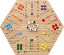 Wahoo Board Game Wooden Original Board Game 15 Inch Classic