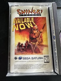 Criticom (Sega Saturn, 1995) Tested Authentic W/reg Card