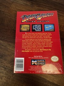 Dash Galaxy in the Alien Asylum (NES, 1990) - Factory Sealed H Seam Rev-A