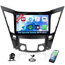 SIXTOP 4G+64G Android Car Stereo for Hyundai Sonata 2010-2015 Wireless CarPla...