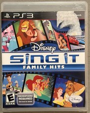 Disney Sing It: Family Hits (Sony PlayStation 3, 2010) PS3