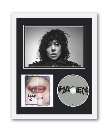 Lady Gaga Autographed Signed 11x14 Custom Framed CD Photo Mayhem ACOA