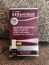 Keranique Hair Regrowth Treatment Women - 2% Minoxidil for Hair Growth EXP 08/21