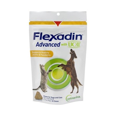 Vetoquinol Flexadin Advanced Dog Hip and Joint Supplement with Undenatured Colla