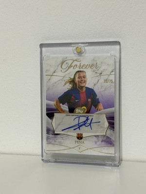 Claudia Pina Topps FC Barcelona Forever 2025-2026 Autograph Purple 72/75