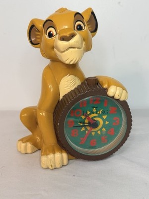 Disney The Lion King Deluxe Musical Simba Alarm Clock Fantasma #19130 Lion King