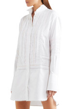 Burberry White Macrame Lace Dress UK10 New