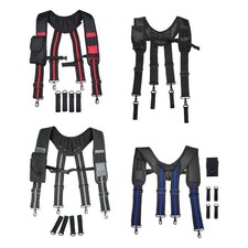 Tool Belt Suspender Padded Suspension Rig for Roofing Carpenter Repairmen
