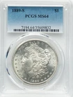 1889-S Morgan Silver Dollar  PCGS MS64