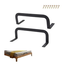 Mattress Slide Stopper 2 Pcs , Metal Retainer Bar, Bracket Prevents Mattress Sl