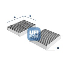 Innenraumfilter UFI 54.104.00 Aktivkohlefilter für ALFA 147 156 GT Sportwagon