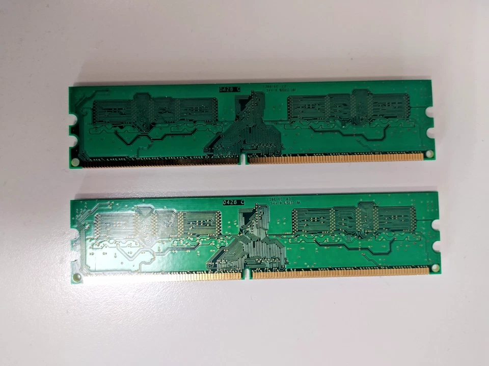 2 x 512MB Memorie RAM HP-Compaq DDR2 667 CL5 - Immagine 4 di 4