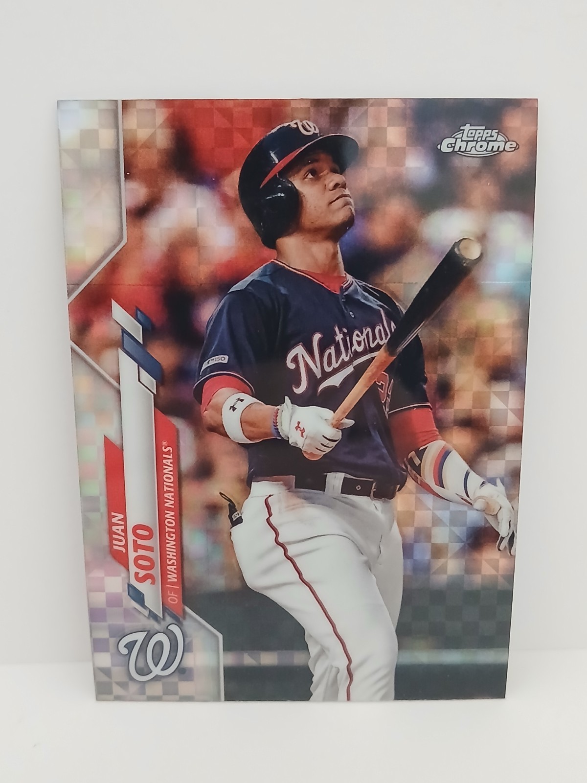 2020 Topps Chrome #12 Juan Soto X-Fractor Refractor