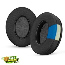 Replacement Earpads Memory Foam Cooling Gel Mesh Fabric for HyperX Cloud Alpha