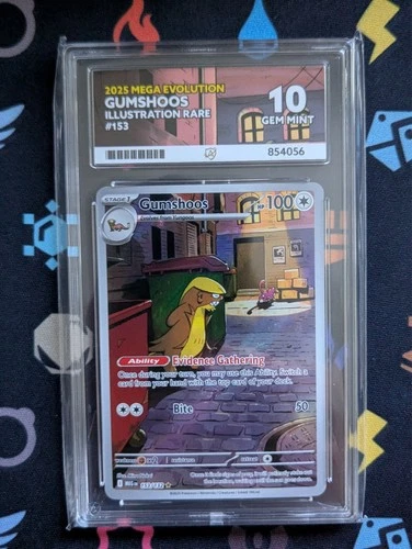 Gumshoos [153/132] Mega Evolution Illustration Rare Ace Grade 10