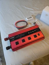 Lvyuan 2000W Power Inverter 12V to 110V/120V DC to AC  LCD Display