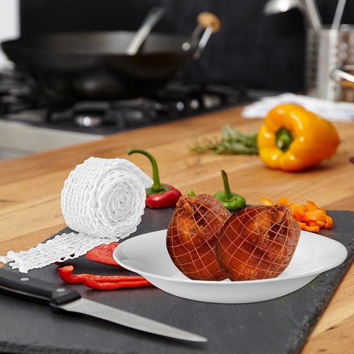 3 Pcs Cotton Sausage Net Meat Net Roll Ham Sausage Packaging Tools White - Zdjęcie 12 z 12
