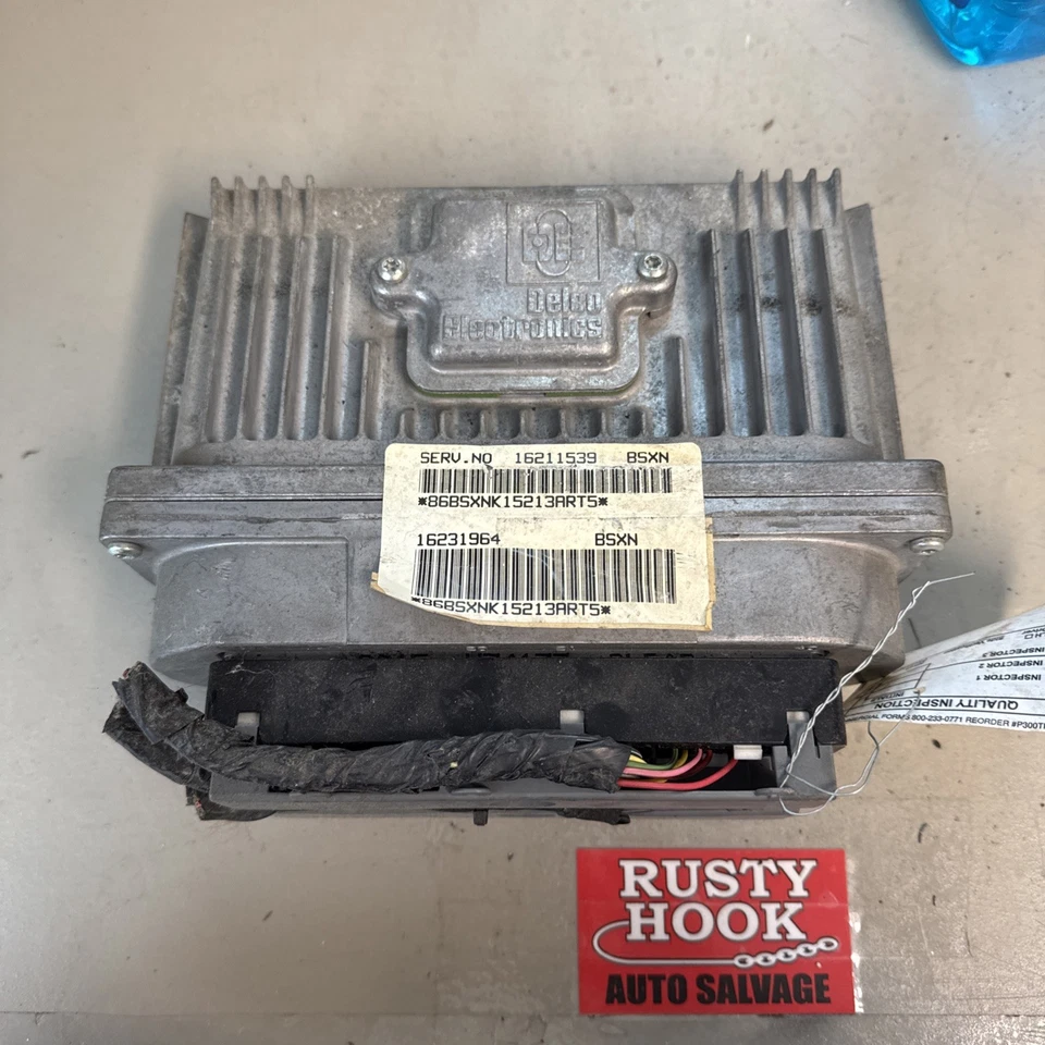 Chevrolet Lumina 1996 motor módulo de computadora ecu ecm 16211539 bsxn fabricante de equipos originales Foto 2 de 4