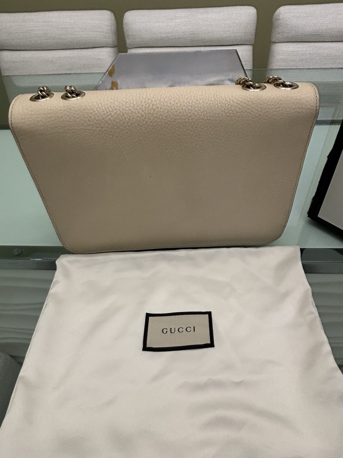 Authentic Gucci 510303 GG Interlocking Large Leat… - image 5