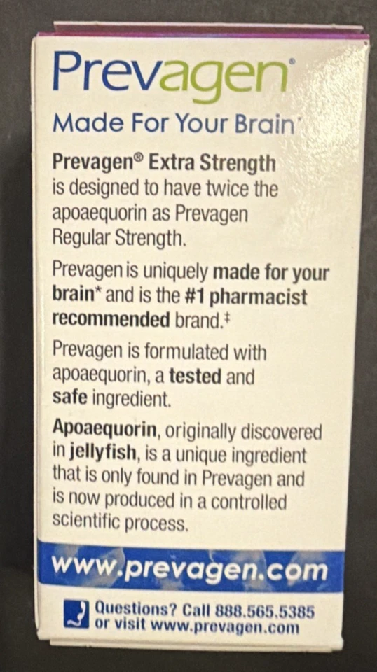 Baya mezclada masticable Prevagen Extra Strength 20 mg - 30 unidades Foto 3 de 4