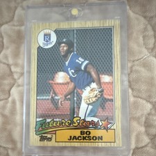 Topps 1987 Future Stars Bo Jackson #170 Kansas City Royals Baseball Card