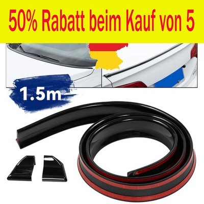 Für viele Fahrzeuge Dachspoiler Heckspoiler Spoiler Blende Lippe Glanz Schwarz ！