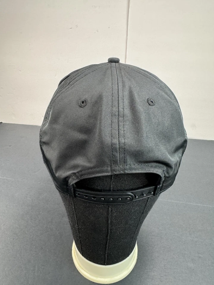 Chicago Cubs New Era The Golfer Black Pre-Curved Adjustable Snapback Hat Cap NEW - Image 4 of 4