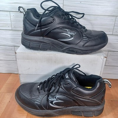 Gravity Defyer Shoes Mens Size 10.5 Black TB9007MBL VersoShock Walking Sneakers