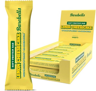 Barebells Soft Protein Bar, 12 x 55 g Riegel, Lemon Cheesecake