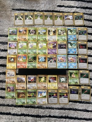 Vintage Japanese Gym Heroes & Challenges Pokemon Card Lot Most LP Some NM