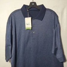 Cutter & Buck Polo Shirt Mens XL Diamond Pattern Signature Collection Golf