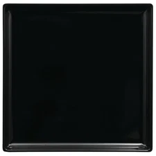 HUBERT® Square Black Melamine Tray - 14" L x 14" W x 1 1/2" H