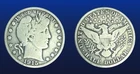 1915 D Barber Half Dollar, Denver Mint, 90% Silver VG+, Last Year of Series