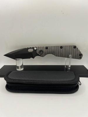 *NIB*STRIDER KNIVES SNG STYLE *GHOST STRIPES* *3.50'' TANTO BLADE*TITANIUM SCALES