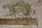 3/8” SOLID BRASS BRADS 100 NAILS Round Head 18 gauge Escutcheon pins USA made!  — photo 2