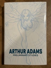 Arthur Art Adams Signed Preliminary Studies Comic Art Book Flesk Hardcover New