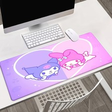 40 90cm1pc Sanrio Kuromi My Melody XXL Large Gaming Desk - Cute Anime Characte