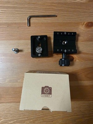 UTEBIT 50mm Quick Release Plate Clamp, Universal Camera Mount
