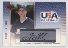 2005 USA Baseball National Team Alumni Signatures Black Ink Tony Richie Auto uk2
