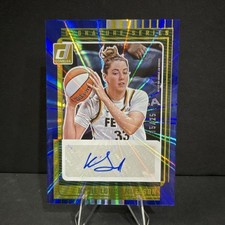 Panini 2025 Donruss WNBA Katie Lou Samuelson Blue Laser Auto #SS-KLS Storm /25