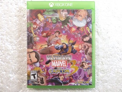 Ultimate Marvel vs. Capcom 3 (XBOX One, 2017) Game Complete w/ Comic Great!
