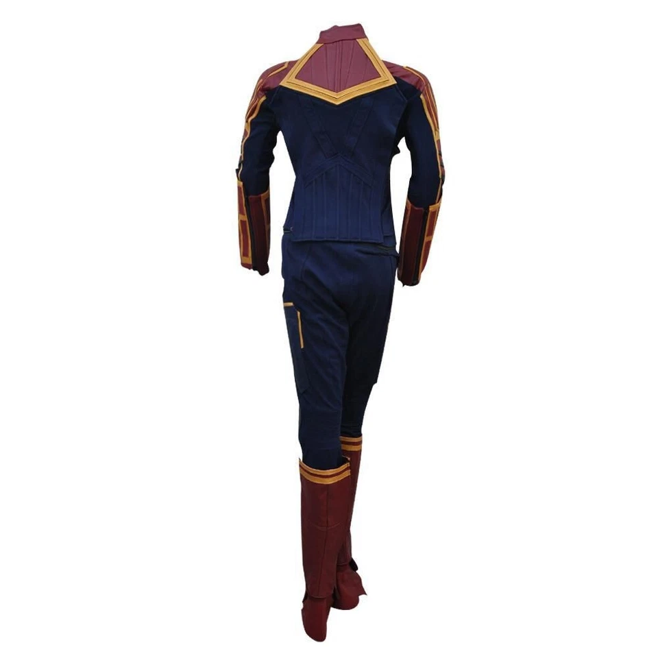 Traje de Batalla Capitana Marvel Body Disfraz Juegos con disfraces Mujeres Halloween Foto 3 de 3