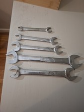 Vintage Snap-on Four-way Angle Head Open End Wrench Set 5 Pc Sae 38 To 1516