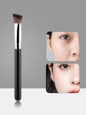 1Pcs Under Eye Concealer Makeup Brush, Angled Cosmetic Brush For Blending, Conce