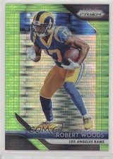 2018 Panini Prizm Neon Green Pulsar Prizm Robert Woods #92 4nb
