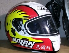 CASCO Nolan Marco Melandri China MotoGP Honda Replica Motorcycl Helmet Green XXL