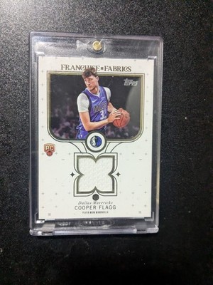 2025-26 Topps Franchise Fabrics Cooper Flagg RC Memorabilia #FF-CF Mavericks NBA