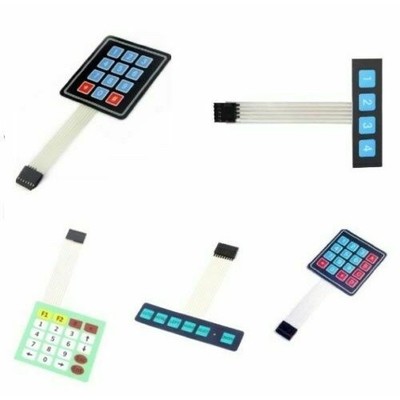 1PCS 4x3/4x5/1x6/1x4 Keys   Keyboard Array Membrane Switch Keypad Keyboard #iv