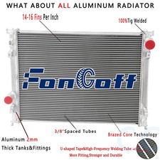 Upgrade 3 Rows Radiator For 20092015 2012 Dodge Charger Challenger 3.55.76.1l